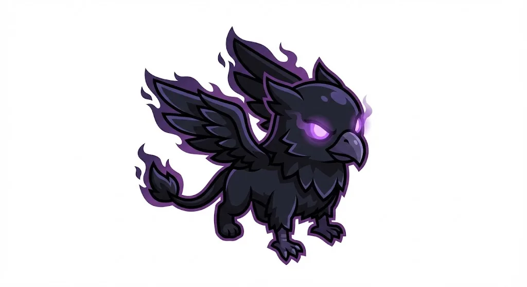 The shadow-touched Blighted griffin